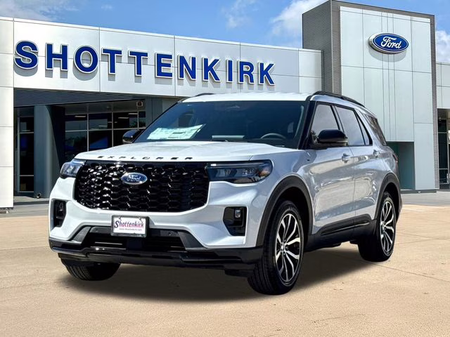 2026 White Ford Explorer ST-Line RWD SUV