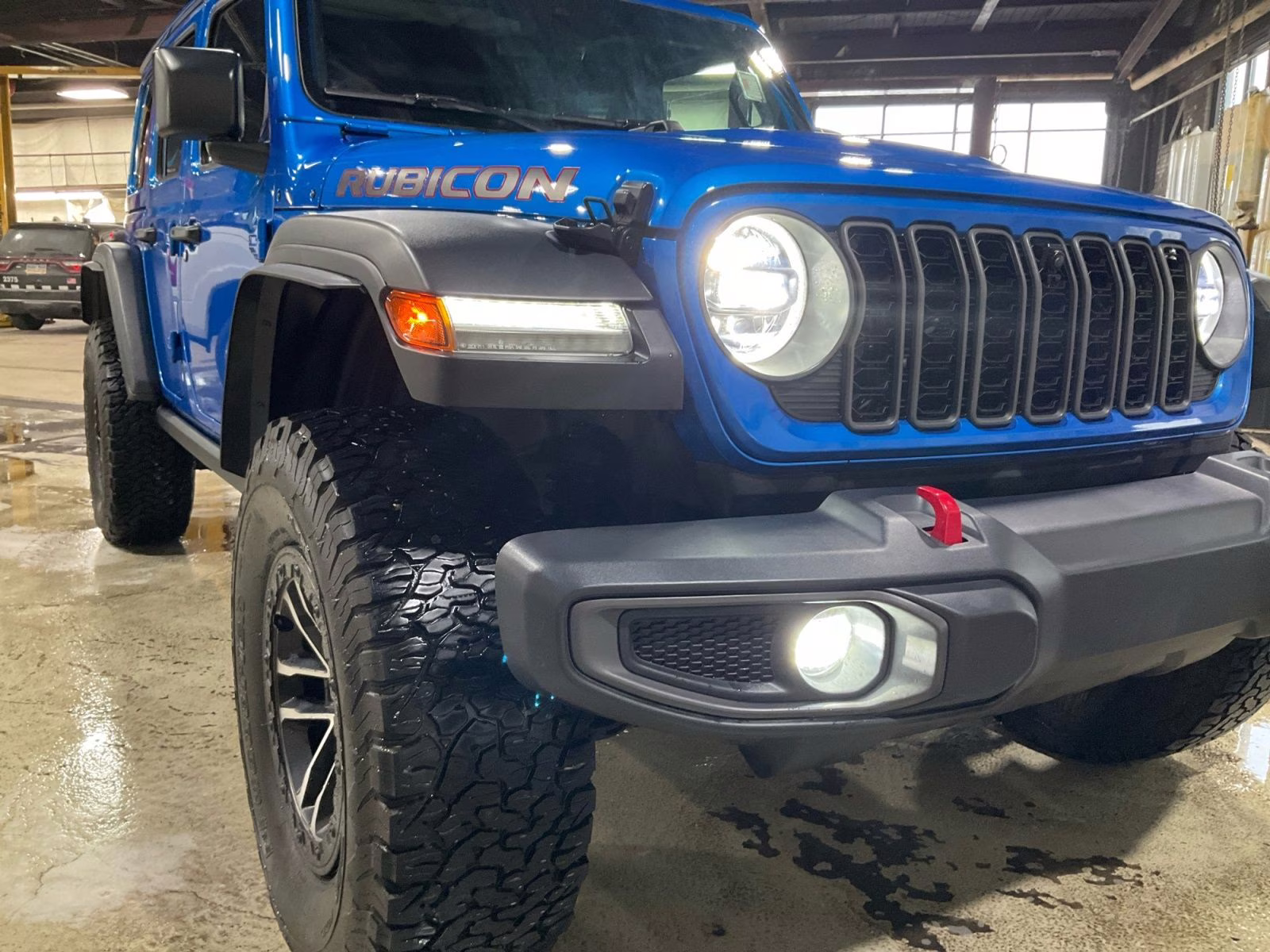 2024 Hydro Blue Pearl Coat Jeep Wrangler Rubicon 4X4 SUV