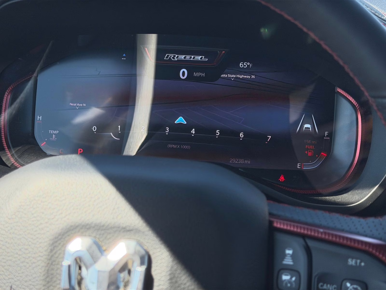 2025 Flame Red Clearcoat Ram 1500 Rebel 4X4 Truck