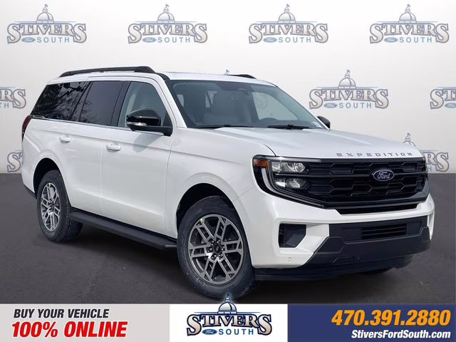 2026 White Metallic Ford Expedition Active 4X4 SUV