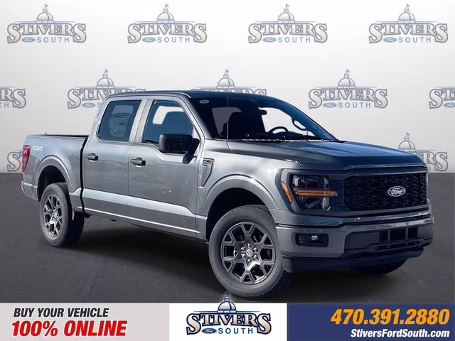2026 Gray Metallic Ford F-150 STX 4X4 Truck