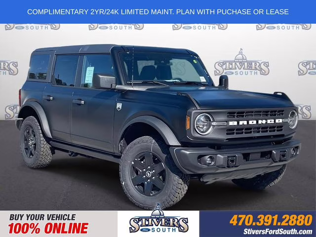 2025 Shadow Black Ford Bronco Big Bend 4X4 SUV