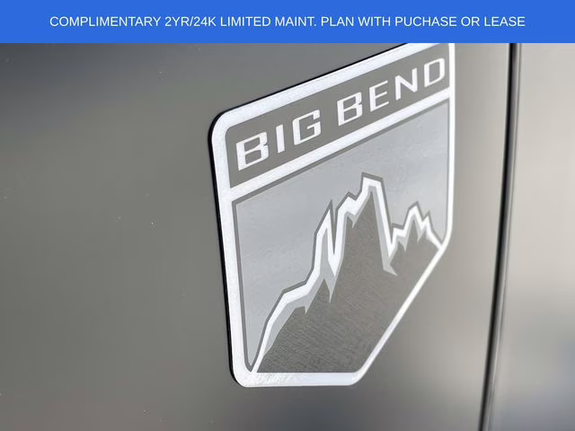 2025 Shadow Black Ford Bronco Big Bend 4X4 SUV