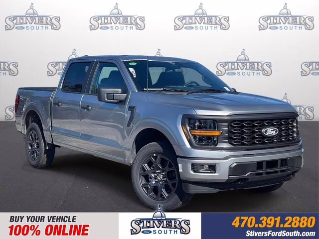 2026 Silver Metallic Ford F-150 STX 4X4 Truck