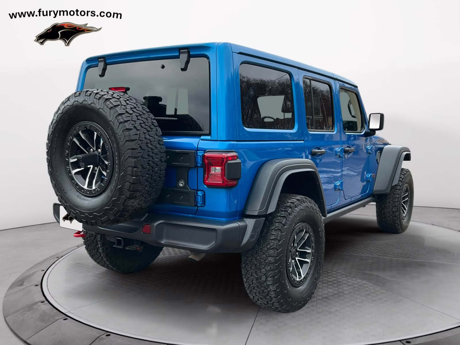 2024 Hydro Blue Pearl Coat Jeep Wrangler Rubicon 4X4 SUV