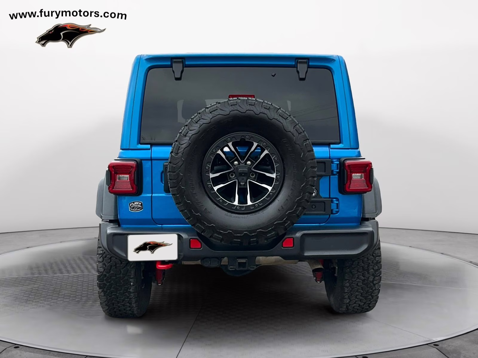 2024 Hydro Blue Pearl Coat Jeep Wrangler Rubicon 4X4 SUV