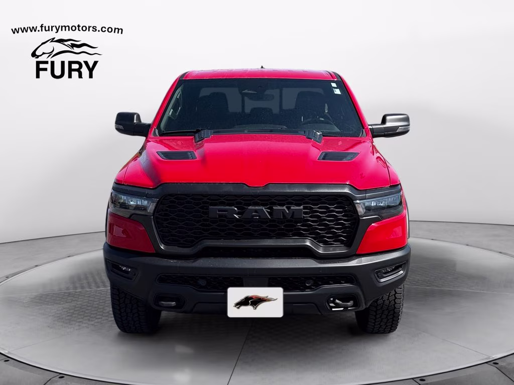 2025 Flame Red Clearcoat Ram 1500 Rebel 3.0 Hurricane Twin Turbo 4X4 Truck