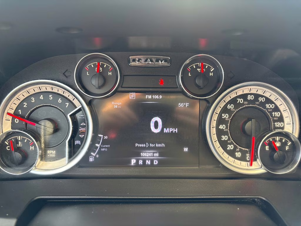 2017 Bright White Clearcoat Ram 1500 Laramie RWD Truck