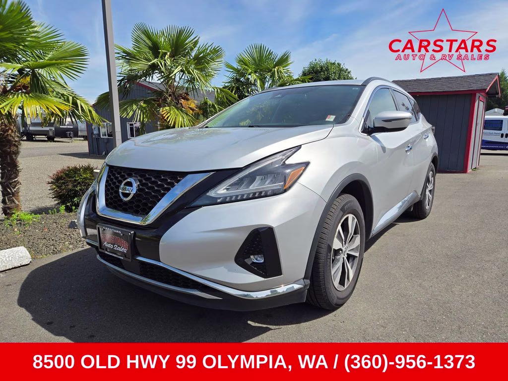 2021 Brilliant Silver Metallic Nissan Murano SV AWD SUV