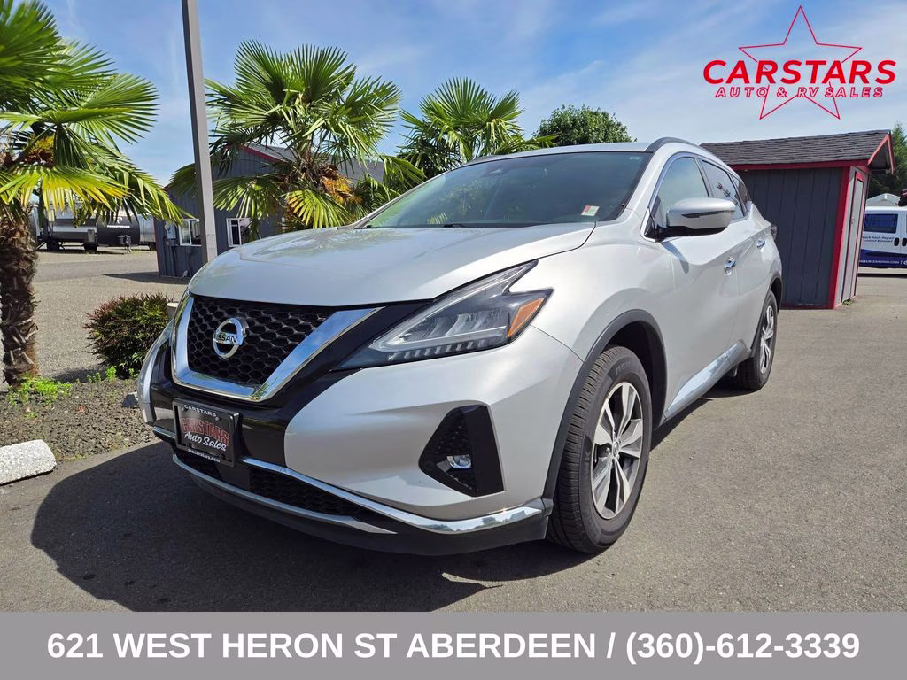 2021 Brilliant Silver Metallic Nissan Murano SV AWD SUV