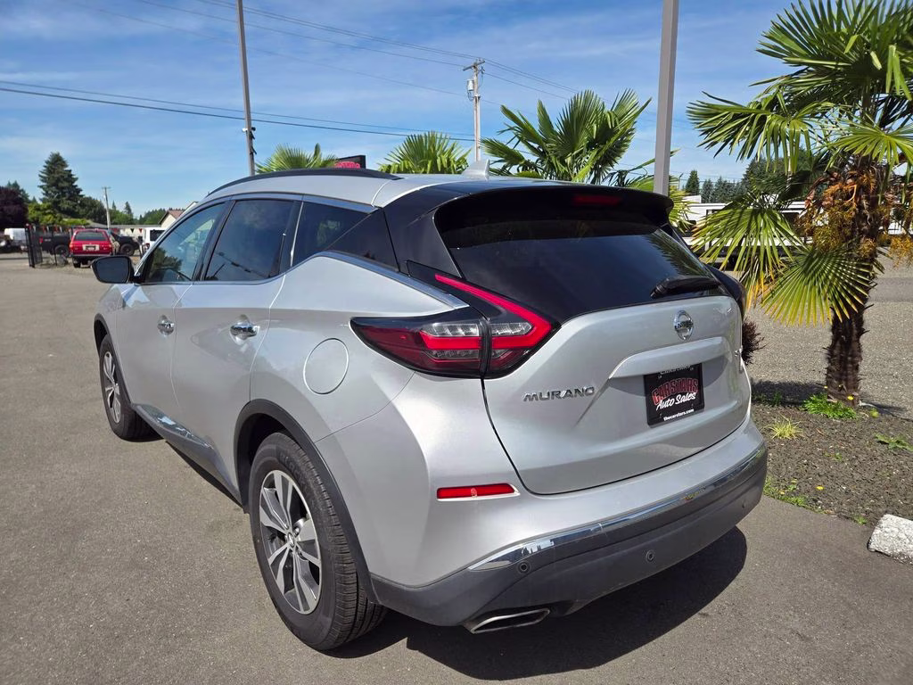 2021 Brilliant Silver Metallic Nissan Murano SV AWD SUV