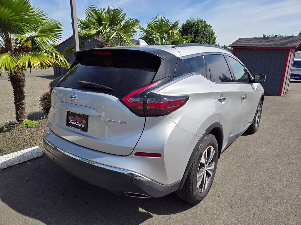 2021 Brilliant Silver Metallic Nissan Murano SV AWD SUV