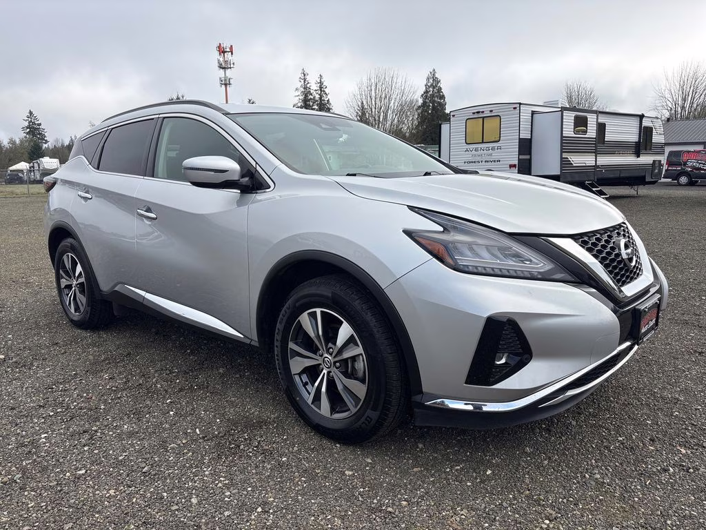2021 Brilliant Silver Metallic Nissan Murano SV AWD SUV