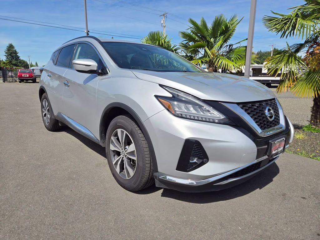 2021 Brilliant Silver Metallic Nissan Murano SV AWD SUV