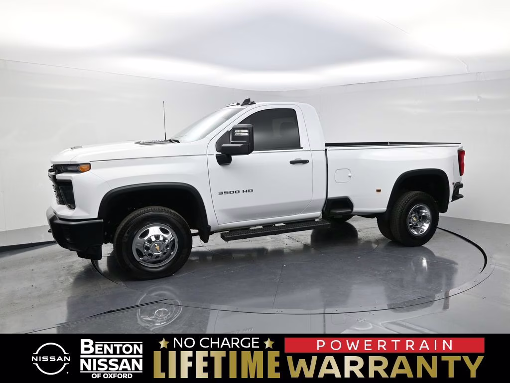 2025 Summit White Chevrolet Silverado 3500HD Work Truck 4X4 Truck