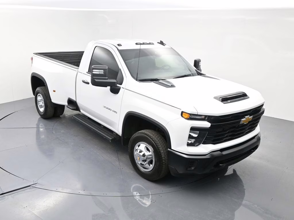 2025 Summit White Chevrolet Silverado 3500HD Work Truck 4X4 Truck