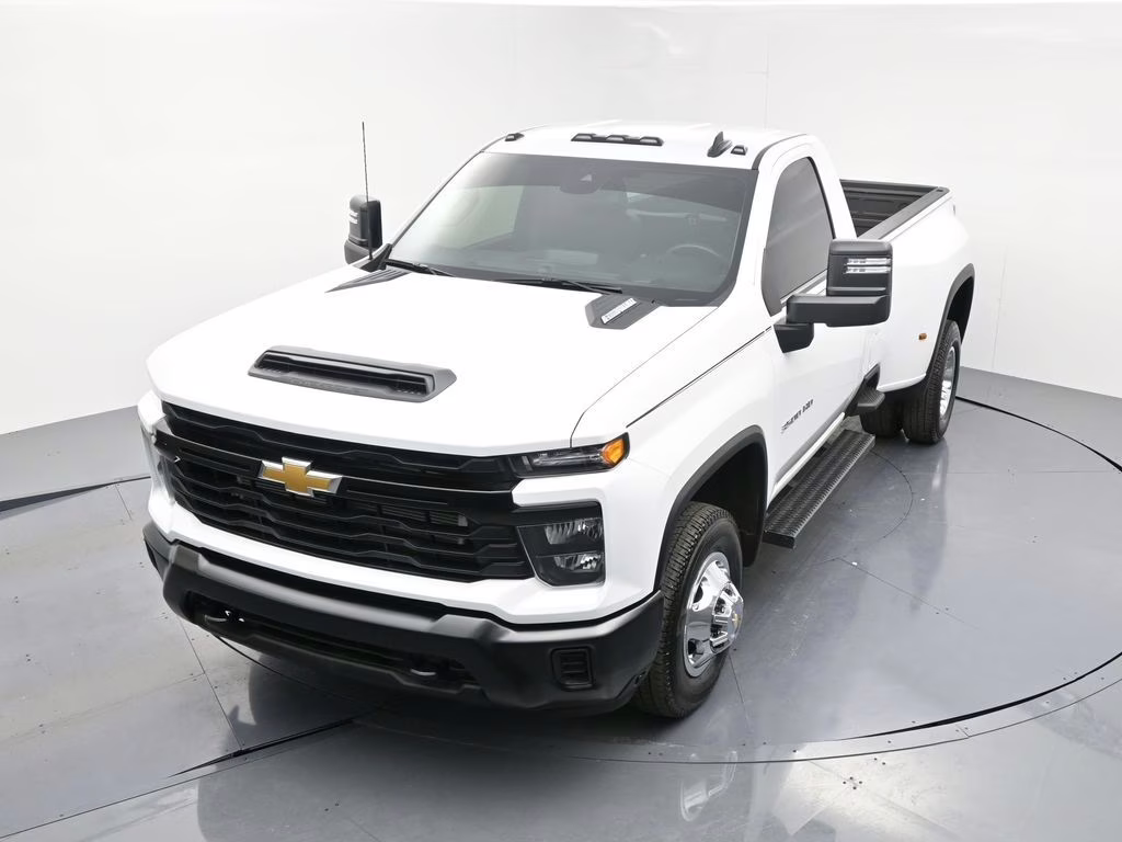 2025 Summit White Chevrolet Silverado 3500HD Work Truck 4X4 Truck