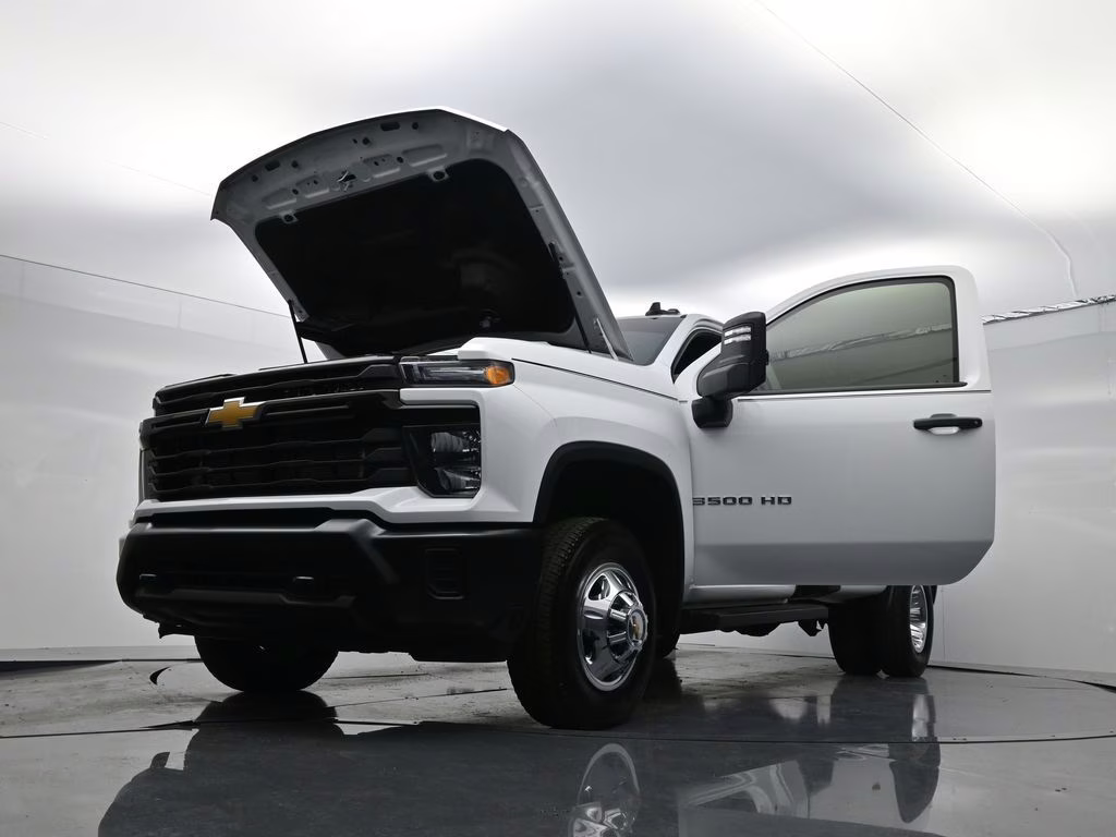 2025 Summit White Chevrolet Silverado 3500HD Work Truck 4X4 Truck