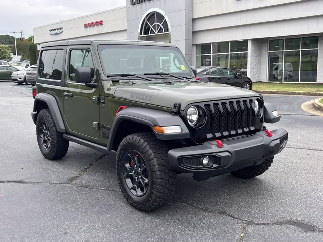 2023 Sarge Green Clearcoat Jeep Wrangler Willys Sport 4X4 Convertible