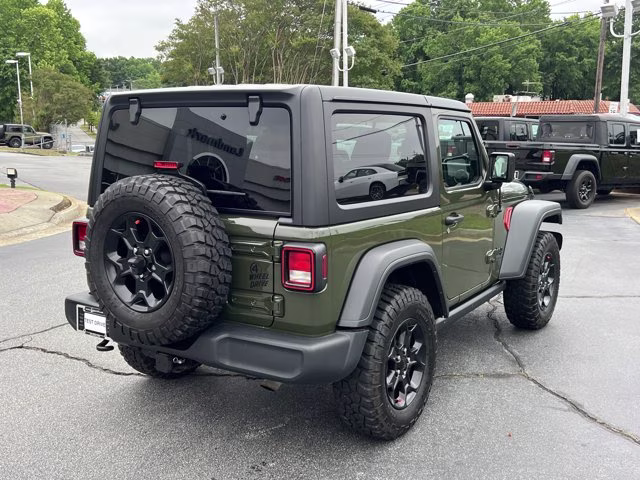 2023 Sarge Green Clearcoat Jeep Wrangler Willys Sport 4X4 Convertible