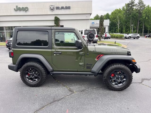 2023 Sarge Green Clearcoat Jeep Wrangler Willys Sport 4X4 Convertible
