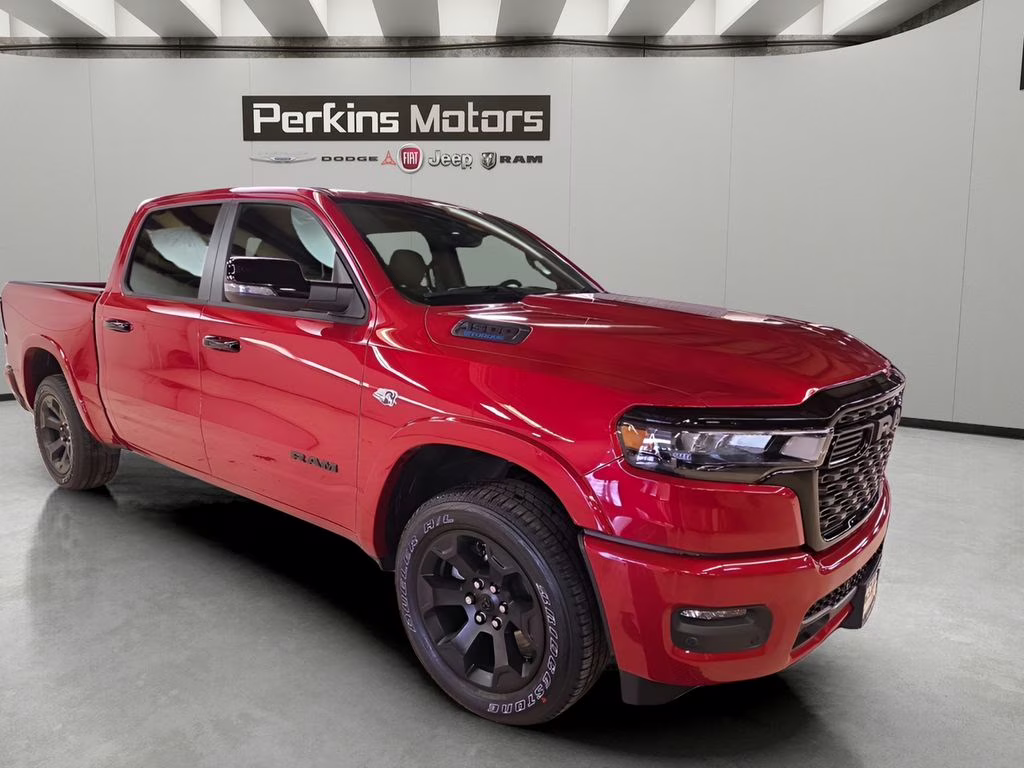 2026 Molten Red Pearlcoat Ram 1500 Big Horn/Lone Star 4X4 Truck