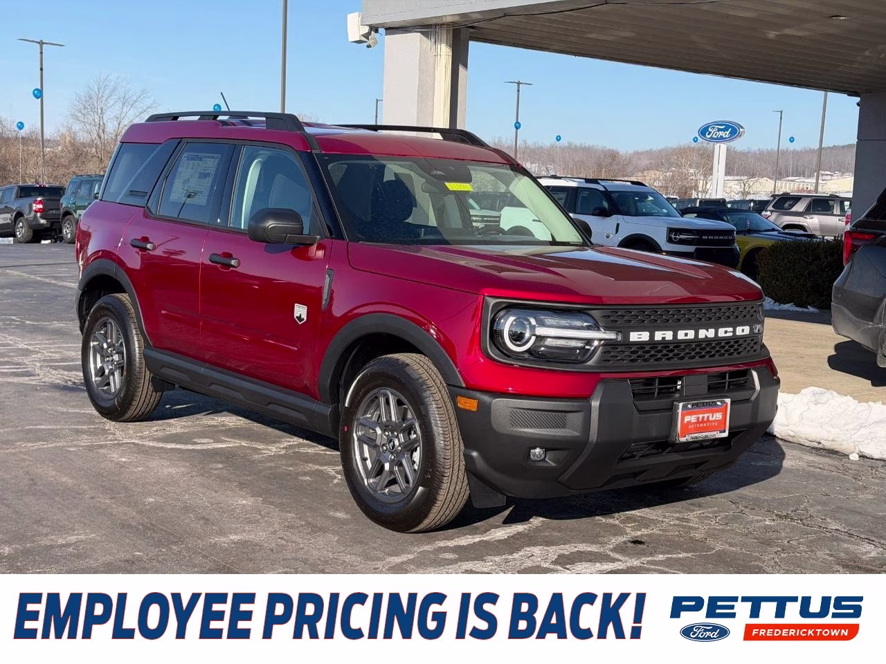 2026 Ruby Red Metallic Tinted Clearcoat Ford Bronco Sport Big Bend 4X4 SUV
