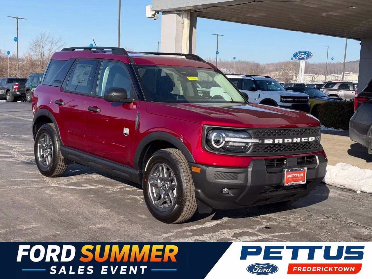 2026 Ruby Red Metallic Tinted Clearcoat Ford Bronco Sport Big Bend 4X4 SUV