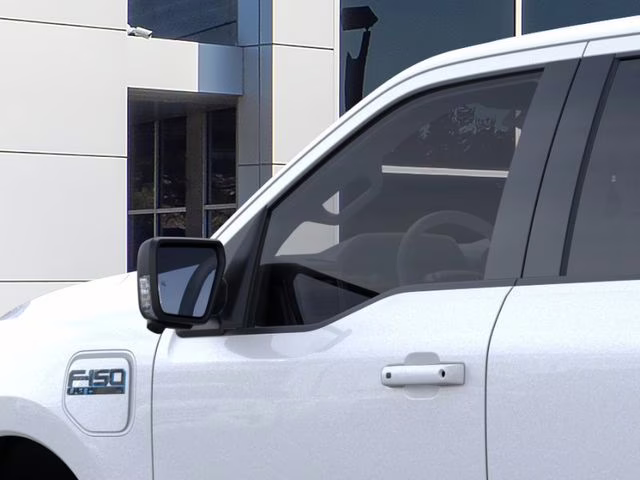 2025 Space White Metallic Ford F-150 Lightning Flash AWD Truck