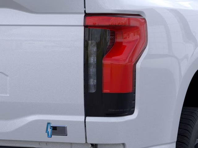 2025 Space White Metallic Ford F-150 Lightning Flash AWD Truck