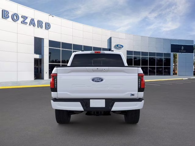 2025 Space White Metallic Ford F-150 Lightning Flash AWD Truck