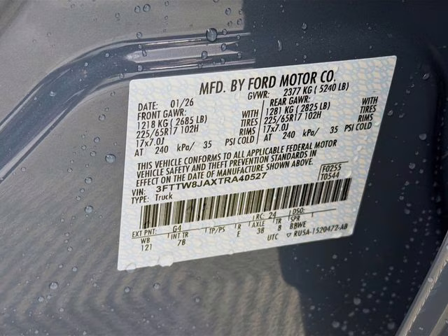 2026 Azure Gray Metallic Tri-Coat Ford Maverick XLT AWD Truck