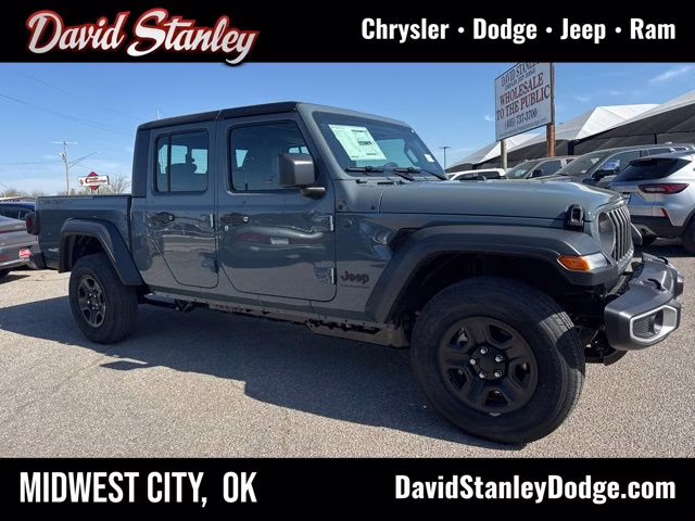 2026 Anvil Clearcoat Jeep Gladiator Sport 4X4 Truck
