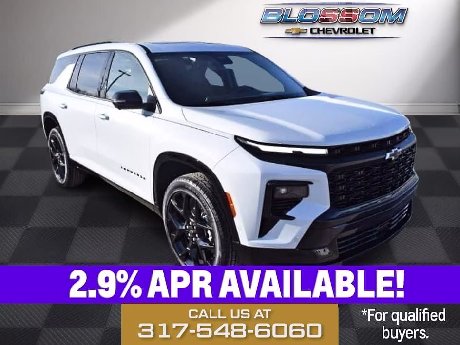 2026 Polar White Chevrolet Traverse RS FWD SUV