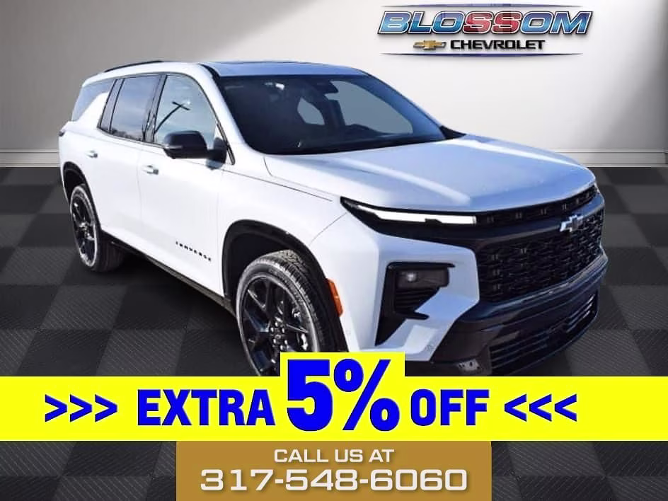 2026 Polar White Chevrolet Traverse RS FWD SUV