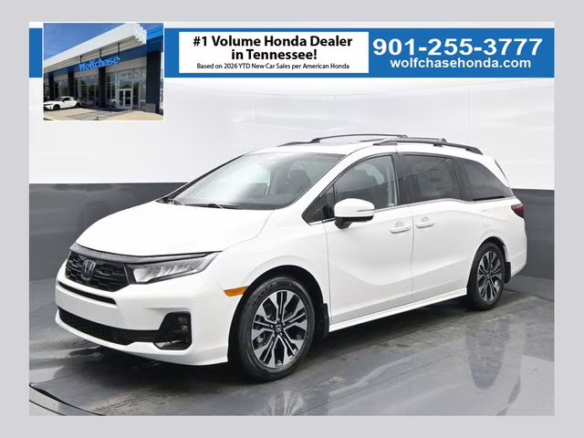 2026 Platinum White Pearl Honda Odyssey Elite FWD Van