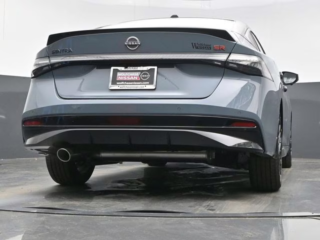 2026 Atlantic Gray/Super Black Nissan Sentra SR FWD Sedan