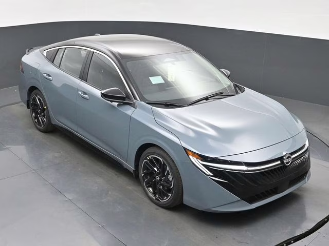 2026 Atlantic Gray/Super Black Nissan Sentra SR FWD Sedan