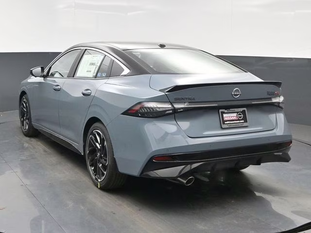 2026 Atlantic Gray/Super Black Nissan Sentra SR FWD Sedan