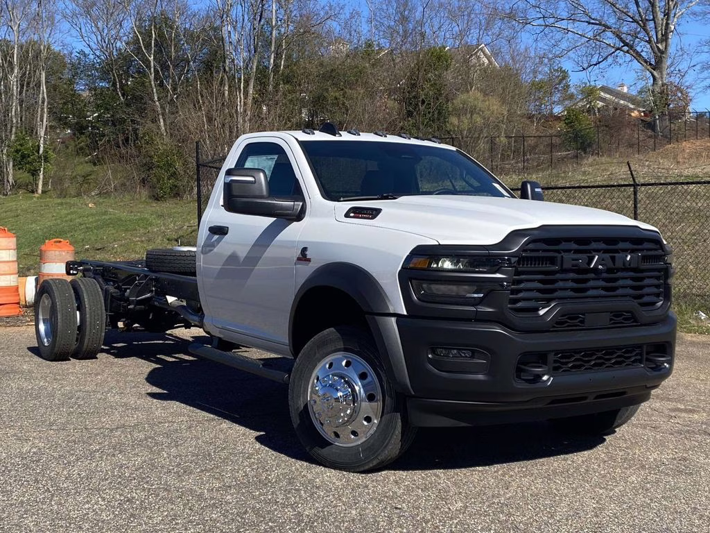 2026 Bright White Clearcoat Ram 5500HD Tradesman RWD Truck
