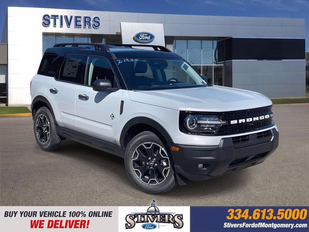 2026 Space White Metallic Ford Bronco Sport Outer Banks 4X4 SUV