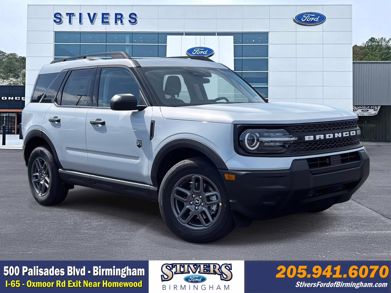 2026 White Metallic Ford Bronco Sport Big Bend 4X4 SUV