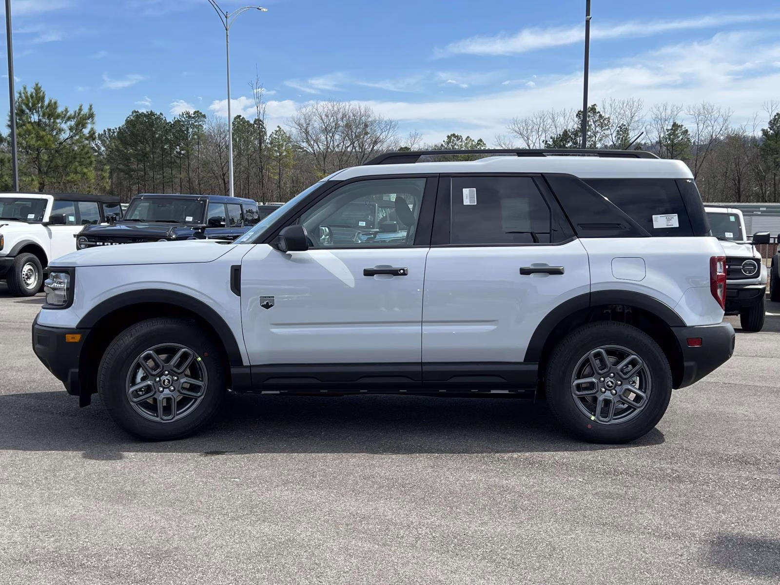 2026 White Metallic Ford Bronco Sport Big Bend 4X4 SUV