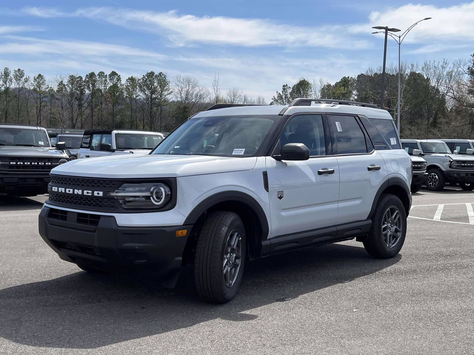 2026 White Metallic Ford Bronco Sport Big Bend 4X4 SUV