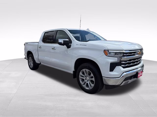2024 Summit White Chevrolet Silverado 1500 LTZ 4X4 Truck