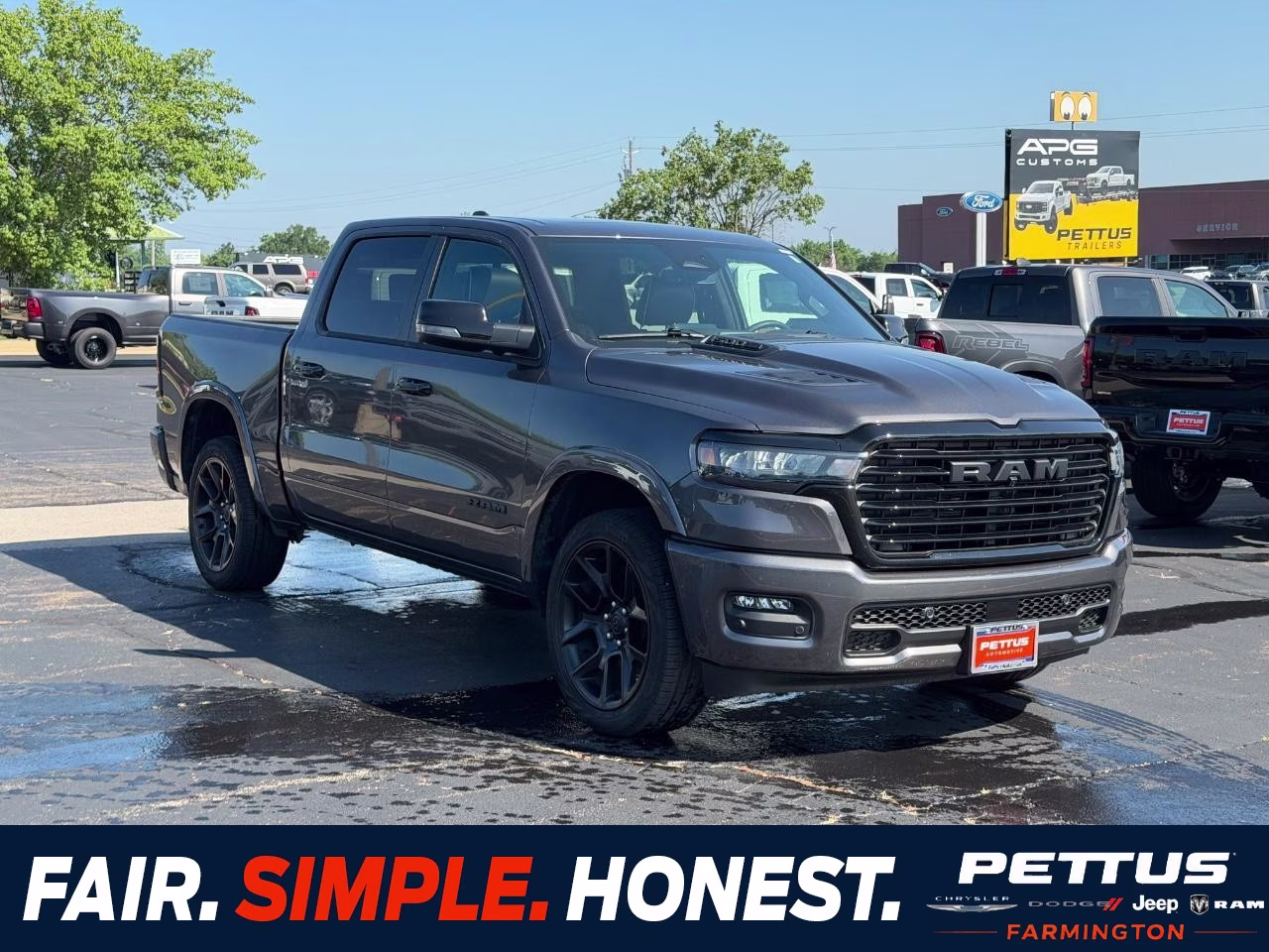 2025 Granite Crystal Metallic Clearcoat Ram 1500 Laramie 4X4 Truck