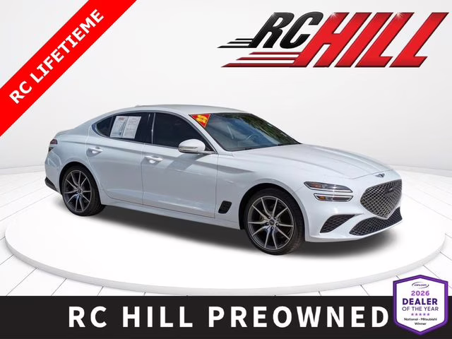 2023 Alta White Genesis G70 2.0T AWD Sedan