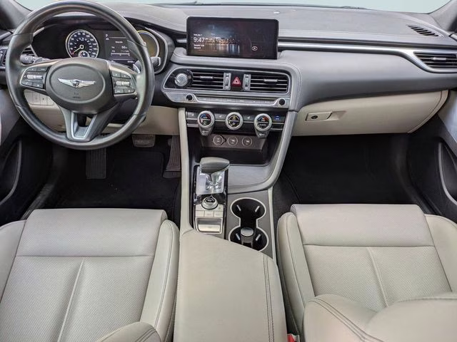 2023 Alta White Genesis G70 2.0T AWD Sedan