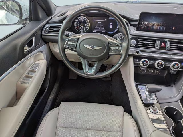 2023 Alta White Genesis G70 2.0T AWD Sedan