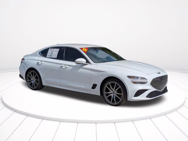 2023 Alta White Genesis G70 2.0T AWD Sedan